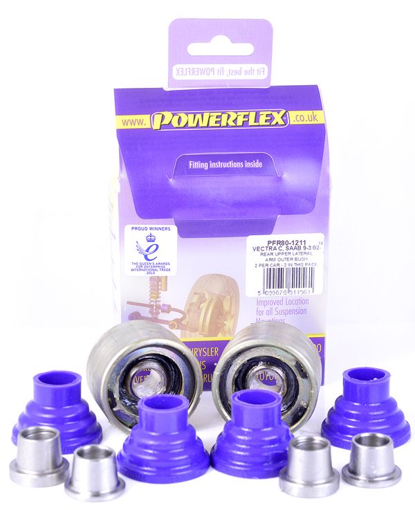 PowerFlex Saab 9-3 (2002+) Rear Upper Arm Outer Bushings