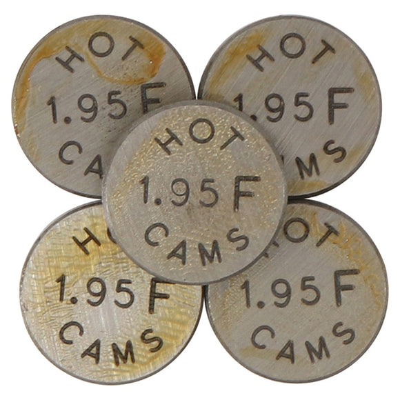 Hot Cams Shim Kits 1.950mm Thickness - 5 Pack