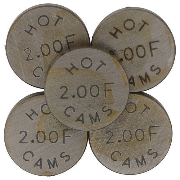 Hot Cams Shim Kits 2.000mm Thickness - 5 Pack