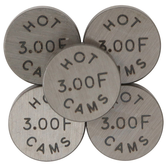 Hot Cams Shim Kits 3.000mm Thickness - 5 Pack