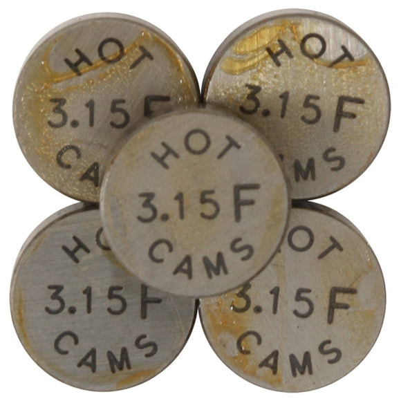 Hot Cams Shim Kits 3.150mm Thickness - 5 Pack