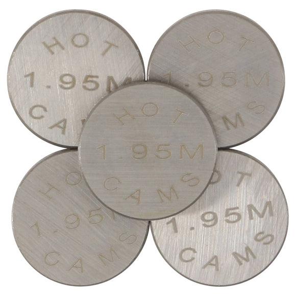Hot Cams Shim Kits 1.950mm Thickness - 5 Pack