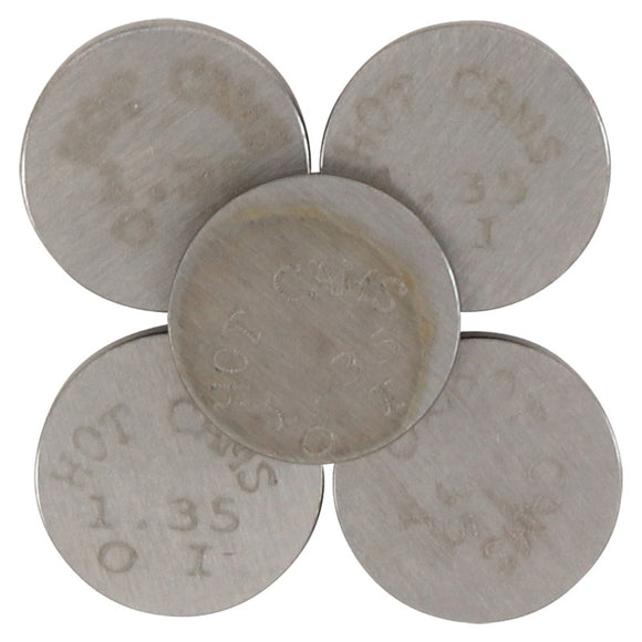 Hot Cams 07-16 CRF 150 R/2016 CRF 150 RB Big Wheel 1.350mm Shim Kit - 5 Pack