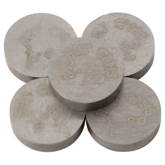 Hot Cams 07-16 CRF 150 R/2016 CRF 150 RB Big Wheel 1.800mm Shim Kit - 5 Pack