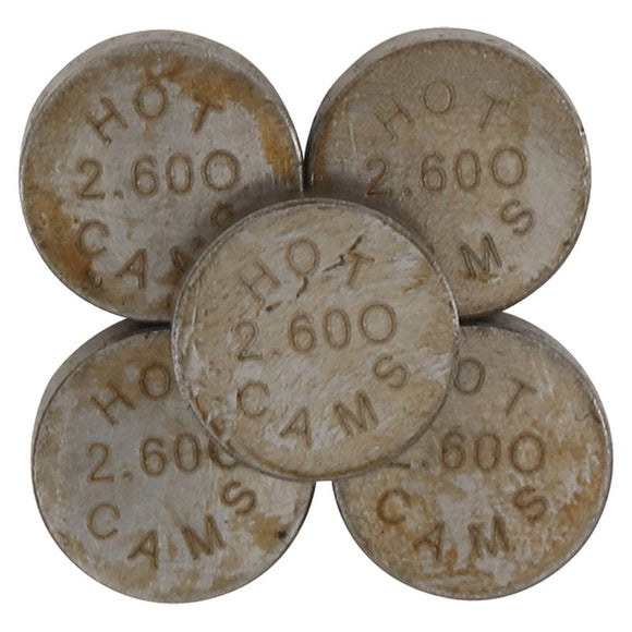 Hot Cams 08-13 Yamaha WR 250 R Dual Sport 250cc 2.60mm Shim Kit - 5 Pack