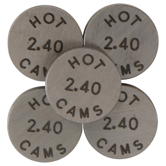 Hot Cams Shim Kits 2.400mm Thickness - 5 Pack