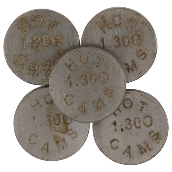 Hot Cams 04-08 400 DVX/02-16 CRF 450 R 1.300mm Shim Kit - 5 Pack