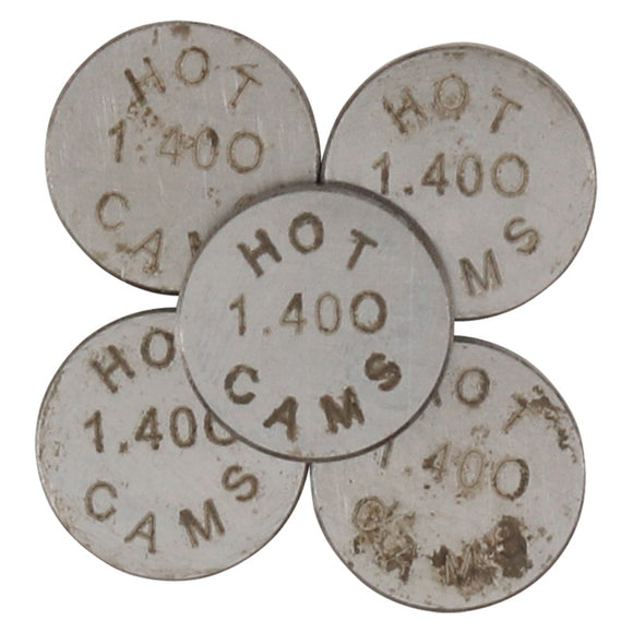 Hot Cams 04-08 400 DVX/02-16 CRF 450 R Shim Kits 1.400mm Thickness - 5 Pack