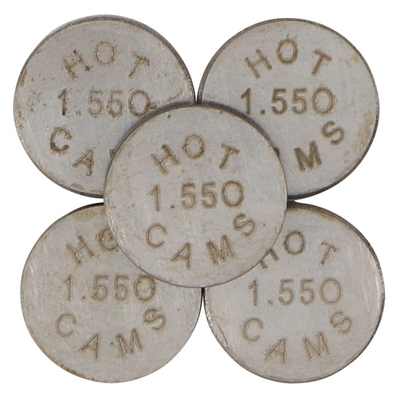 Hot Cams 04-08 400 DVX/02-16 CRF 450 R 1.550mm Shim Kit - 5 Pack
