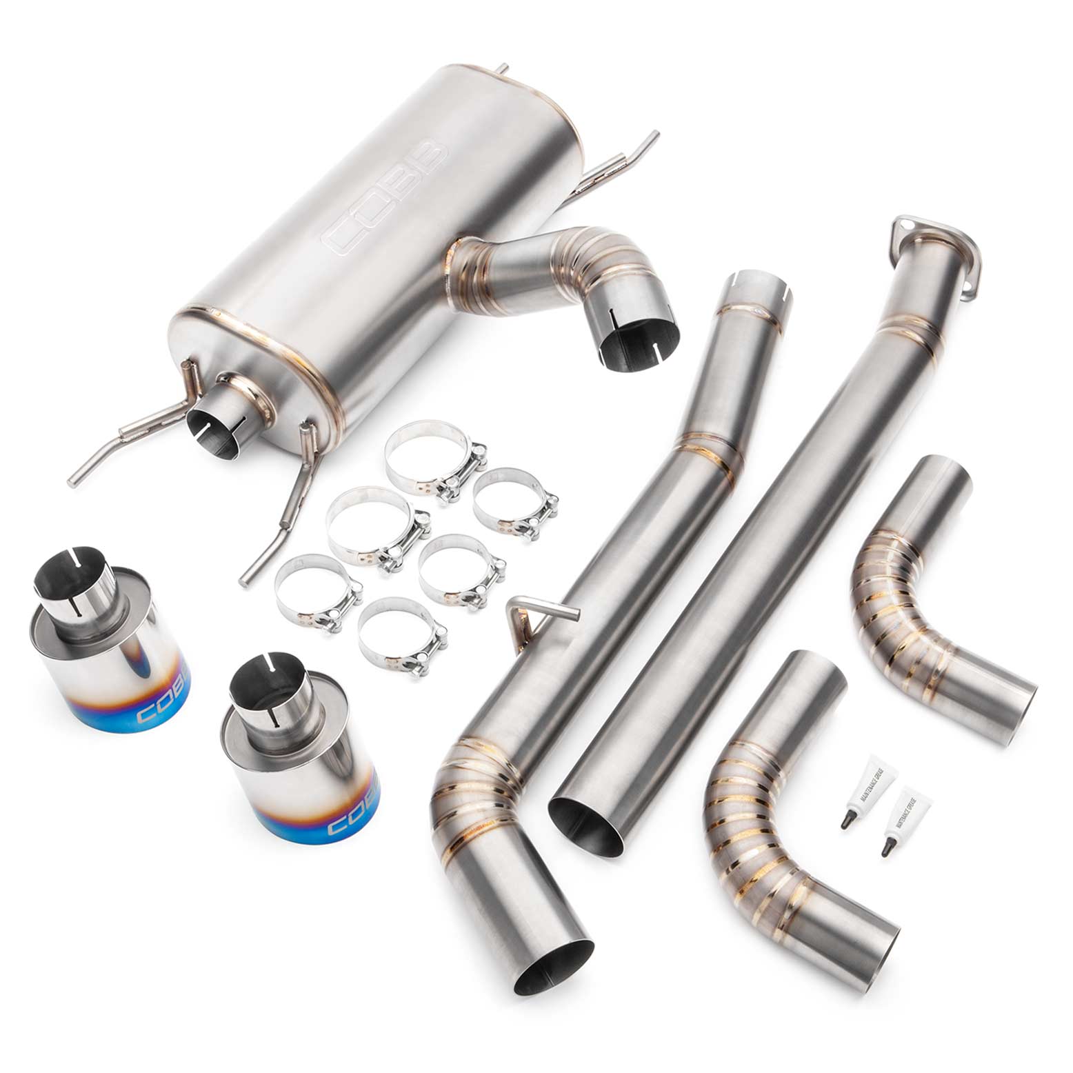 TITANIUM CAT-BACK EXHAUST SUBARU BRZ, SCION FR-S, TOYOTA GR86