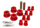 Energy Suspension 65-72 Dodge Charger (w/ 2in Main Eye) Red Rear Leaf Spring Bushing Set-1