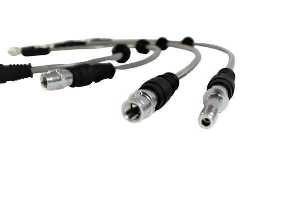 Flat 6 Motorsports - Performance Stainless Steel Brake Lines (Macan)