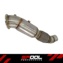 B58 5 Inch Stainless Steel 200 CELL Euro 5 Catted Downpipe Upgrade [Race Downpipes]-1