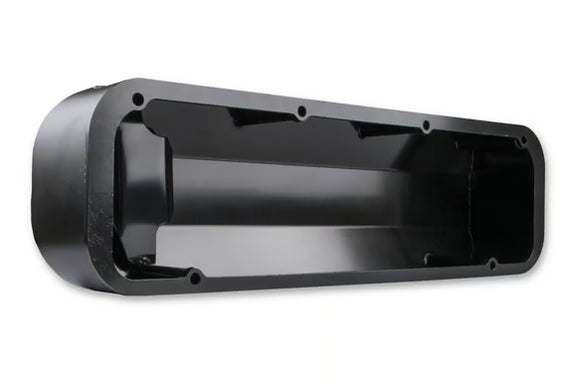 Mr. Gasket Fabricated Aluminum Valve Covers - Black Finish Fits 1968-1997 429/460 Ford Big Block