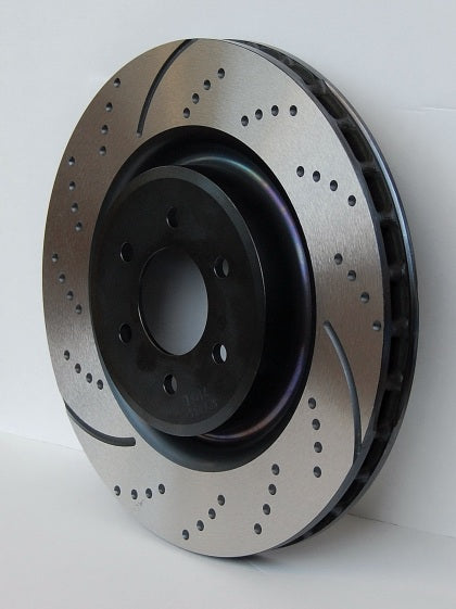 Rear EBC Slotted | Dimpled Rotors - Set Of 2 Rotors (330x22mm) B8 S4 | S5
