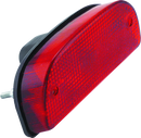Bikers Choice Replacement Custom Fatbob Rear Taillight W/Red Lens-1