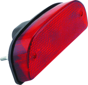 Bikers Choice Replacement Custom Fatbob Rear Taillight W/Red Lens
