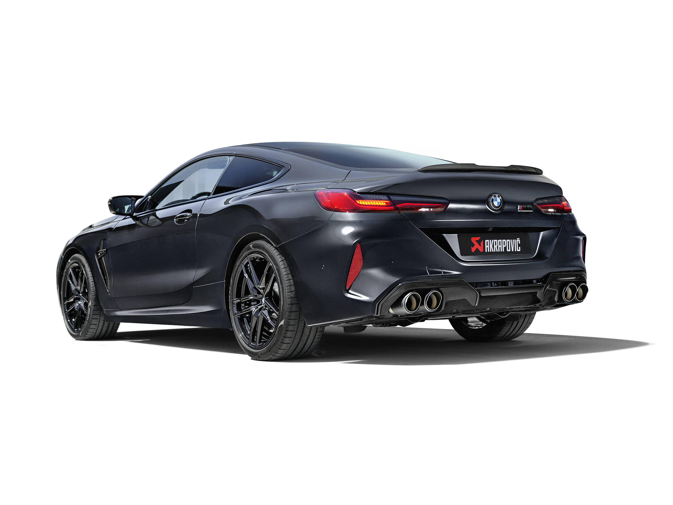 Akrapovic 2020-2024 BMW M8/M8 Competition (F91/F92) Evolution Line Cat Back (Titanium) w/Carbon Tips