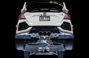 AWE Tuning 2017+ Honda Civic Type R Touring Edition Exhaust w/Front & Mid Pipe - Diamond Blk Tips-5