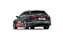 Akrapovic 2020+ Audi RS Q8 (4M) Evolution Line Cat Back (Titanium) w/Carbon Fiber/Titanium Tips-4