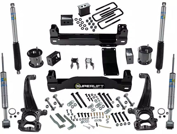 Superlift 04-08 Ford F-150 6in Lift Kit w/ Rear Bilstein Shocks