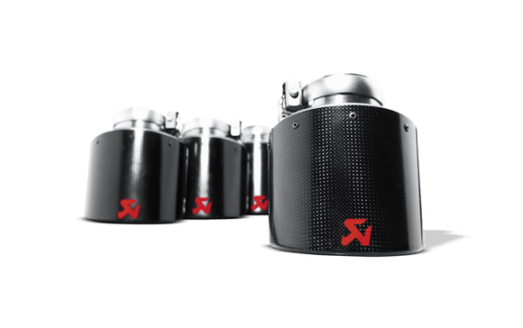 Akrapovic 06-13 Chevrolet Corvette ZO6/ZR1 (C6) Tail Pipe Set (Carbon 125 mm)