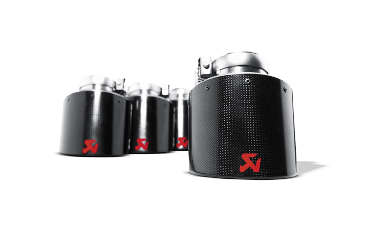 Akrapovic 06-13 Chevrolet Corvette ZO6/ZR1 (C6) Tail Pipe Set (Carbon 125 mm)