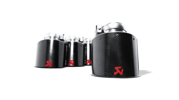 Akrapovic 08-17 Nissan GT-R Slip-On Line (Titanium) w/ Carbon Tips