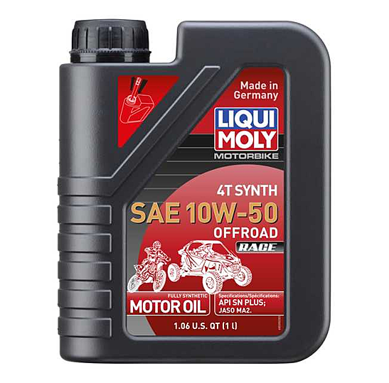 Motorbike 4T Synth SAE 10W-50 Offroad Race 1L (CASE OF 6) LM20078