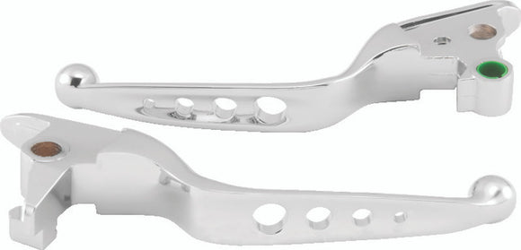 Bikers Choice 15-17 FLST FXST Chrome O Series Holed Lever Set