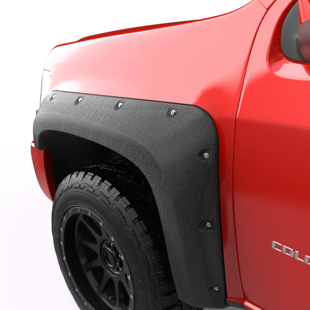 EGR 15-22 Chevrolet Colorado Bolt-On Style Fender Flares - Set - Black - 0