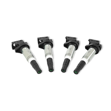 Mishimoto 2002+ BMW M54/N20/N52/N54/N55/N62/S54/S62 Four Cylinder Ignition Coil Set of 4 - 0