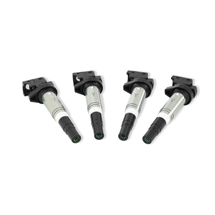 Mishimoto 2002+ BMW M54/N20/N52/N54/N55/N62/S54/S62 Four Cylinder Ignition Coil Set of 4 - 0