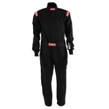 RACEQUIP CHEVRON-1 SUIT SFI-1 BLK MED