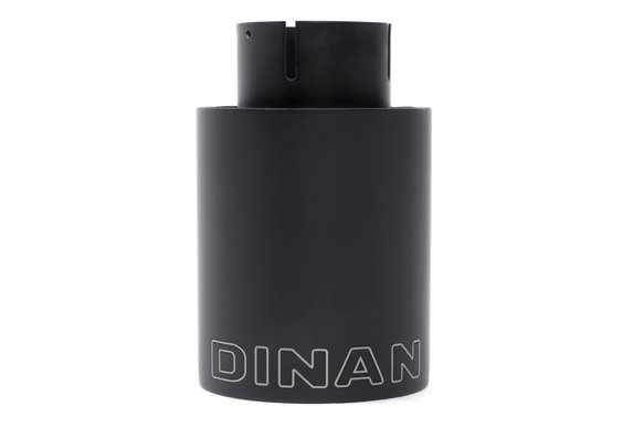 Dinan Double-Walled 4" Clamp-On Exhaust Tip (Black Ceramic) - 0