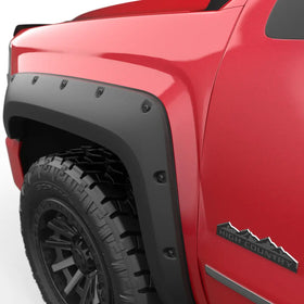 EGR 14+ Chev Silverado 5ft Bed Bolt-On Look Fender Flares - Set - Matte - 0