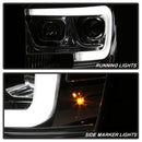 Spyder Dodge Ram 1500 06-08 V2 Projector Headlights - Light Bar DRL - Chrome (PRO-YD-DR06V2-LB-C)-4