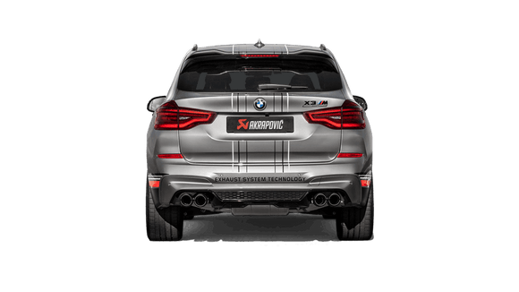 Akrapovic 19-20 BMW X3 M/X4 M (F97/F98) w/OPF/GPF Slip-On Line (Titanium) (Req. Tips)