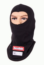 RACEQUIP SFI 3.3 FR 1-LAYER HOOD BLK SML