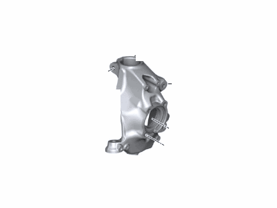 BMW Swivel Bearing, Camber Correction, Right +30Min - Genuine BMW 31216858320