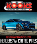 KOOKS HEADERS & EXHAUST STAINLESS STEEL HEADERS WITH CATTED CONNECTION PIPES: 2020 FORD MUSTANG SHELBY GT500-5