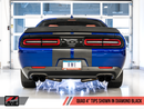 AWE Touring Edition Exhaust for 17+ Challenger 5.7 - Non-Resonated - Diamond Black Quad Tips-2
