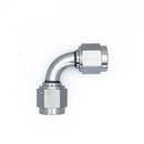 6AN Flare Female Swivel 90-degree to 6AN Flare Female Swivel 90-degree, anodized DW titanium-1