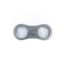 Billet Dual Hose Separator Titanium Finish for -8 PTFE and -6 CPE Hose, 12.7mm Clamp ID-1