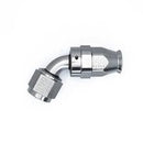 8 AN Female Flare Swivel (Incl Ferule/Olive) 60-degree Hose End PTFE, anodized DW titanium-1