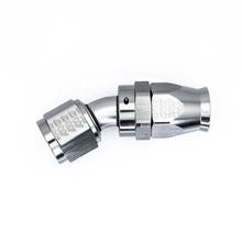 10 AN Female Flare Swivel (Incl Ferule/Olive) 30-degree Hose End PTFE, anodized DW titanium