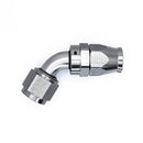 10 AN Female Flare Swivel (Incl Ferule/Olive) 60-degree Hose End PTFE, anodized DW titanium-1