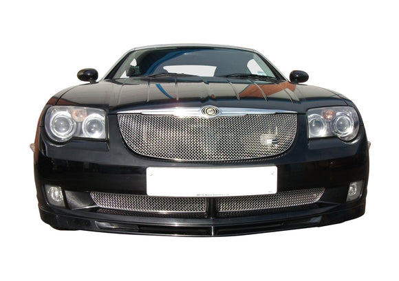 Zunsport Chrysler Crossfire Front Grille Set - Silver finish