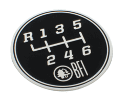 Coin For Heavy Weight Shift Knobs | 6-Speed Gate Pattern