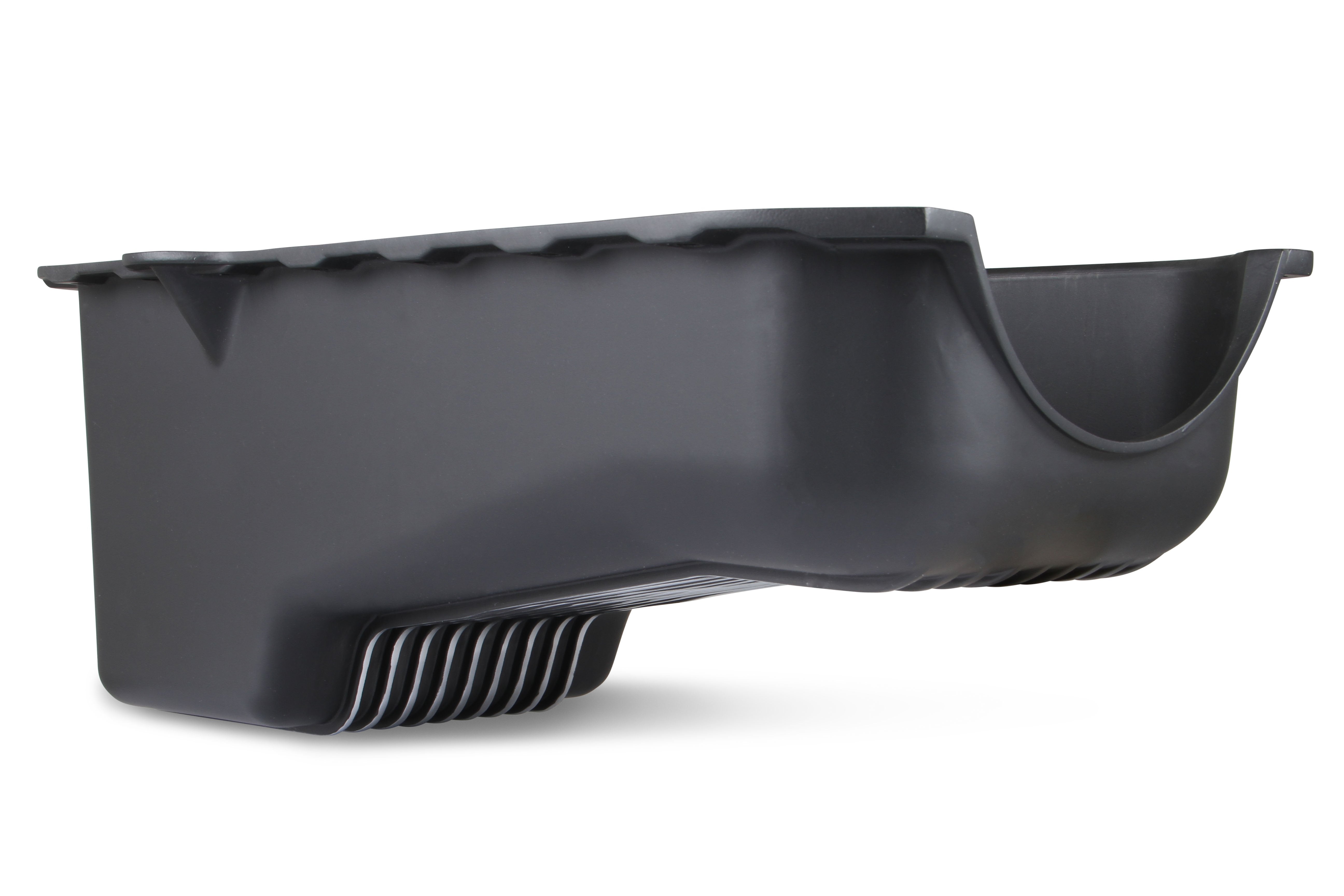 WEIAND ALUM OIL PAN KIT BLK SBC FINNED - 0